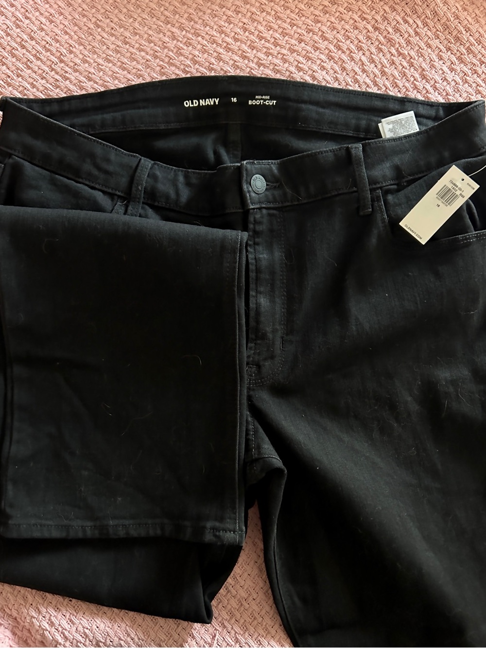 Old Navy Black Women's Boot-Cut Jeans